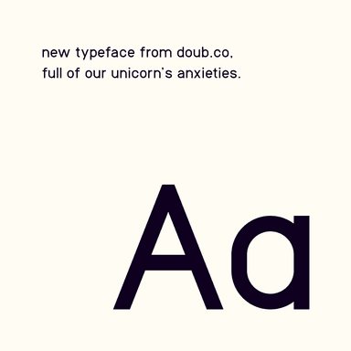 Doub.t Typeface