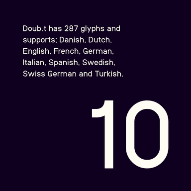 Doub.t Typeface