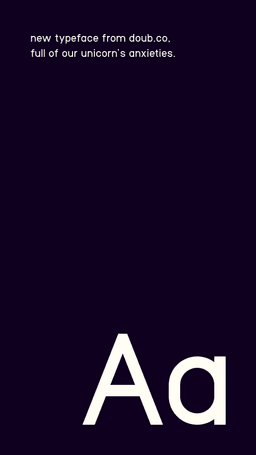 Doub.t Typeface