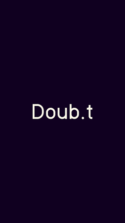 Doub.t Typeface